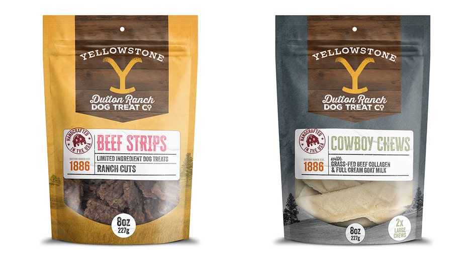 Dog treats from the Yellowstone brand