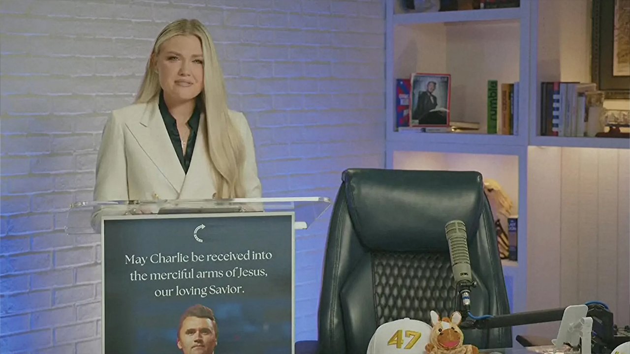Charlie Kirk's wife land tribute to his assault; Suspected Tyler Robinson in Utah Prison